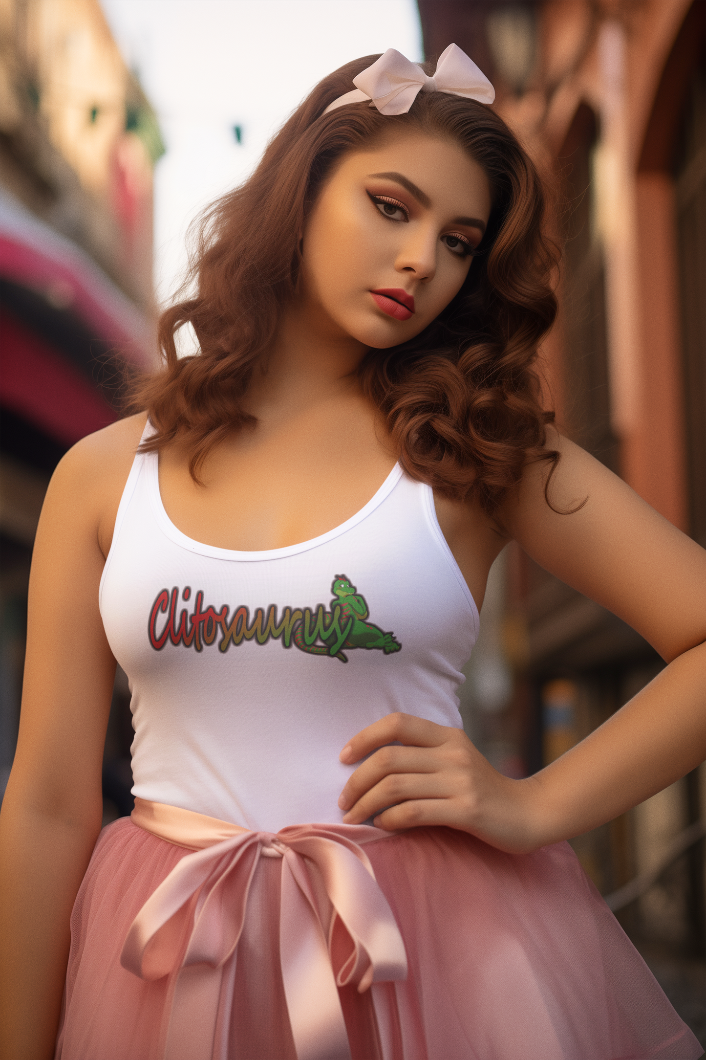 Clitosaurus Tank Top